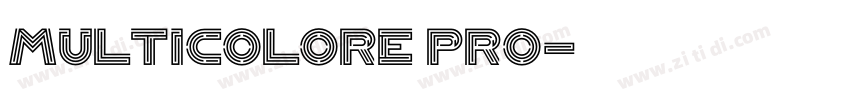 Multicolore Pro字体转换